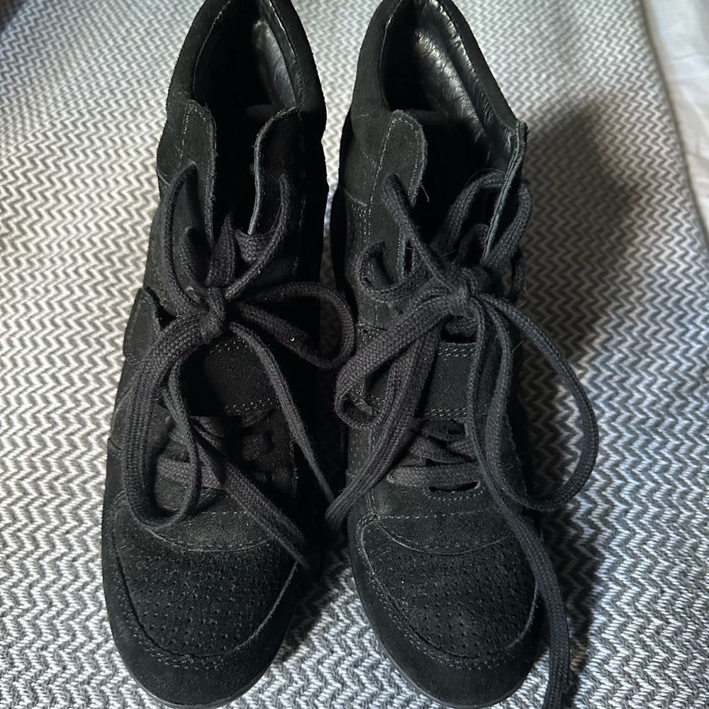 Black Suede Booties